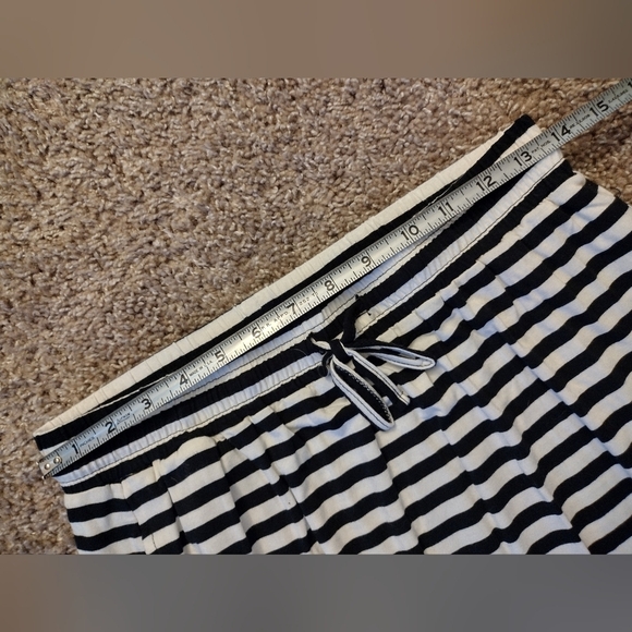 dip Black and White Striped Midi Skirt - Picture 7 of 7